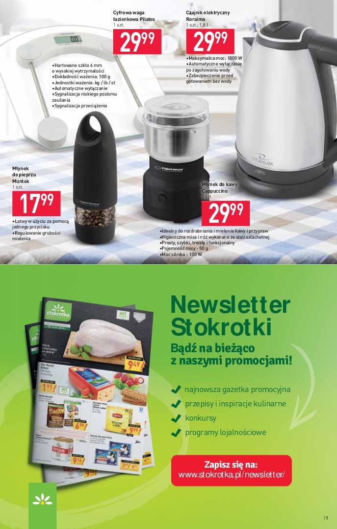 Gazetka promocyjna Stokrotka str. 19