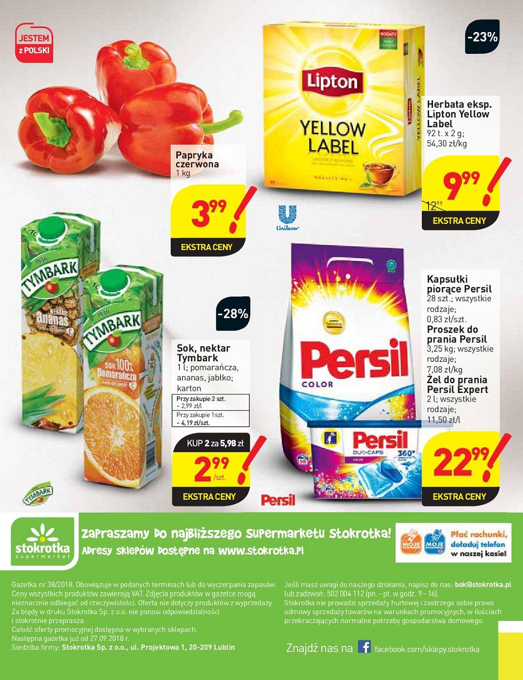 Gazetka promocyjna Stokrotka str. 16