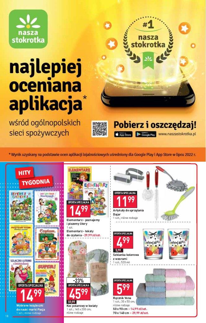 Gazetka promocyjna Stokrotka str. 18