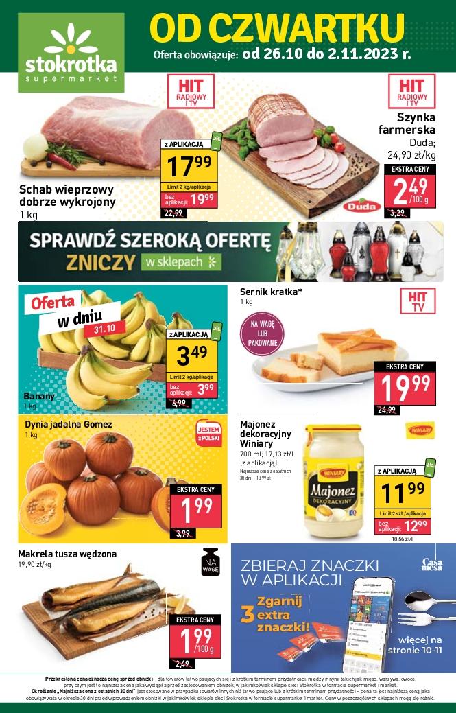 Gazetka promocyjna Stokrotka str. 1