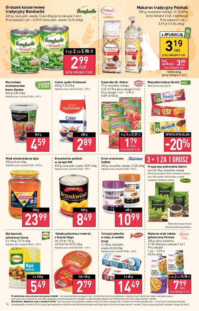 Gazetka promocyjna Stokrotka str. 16