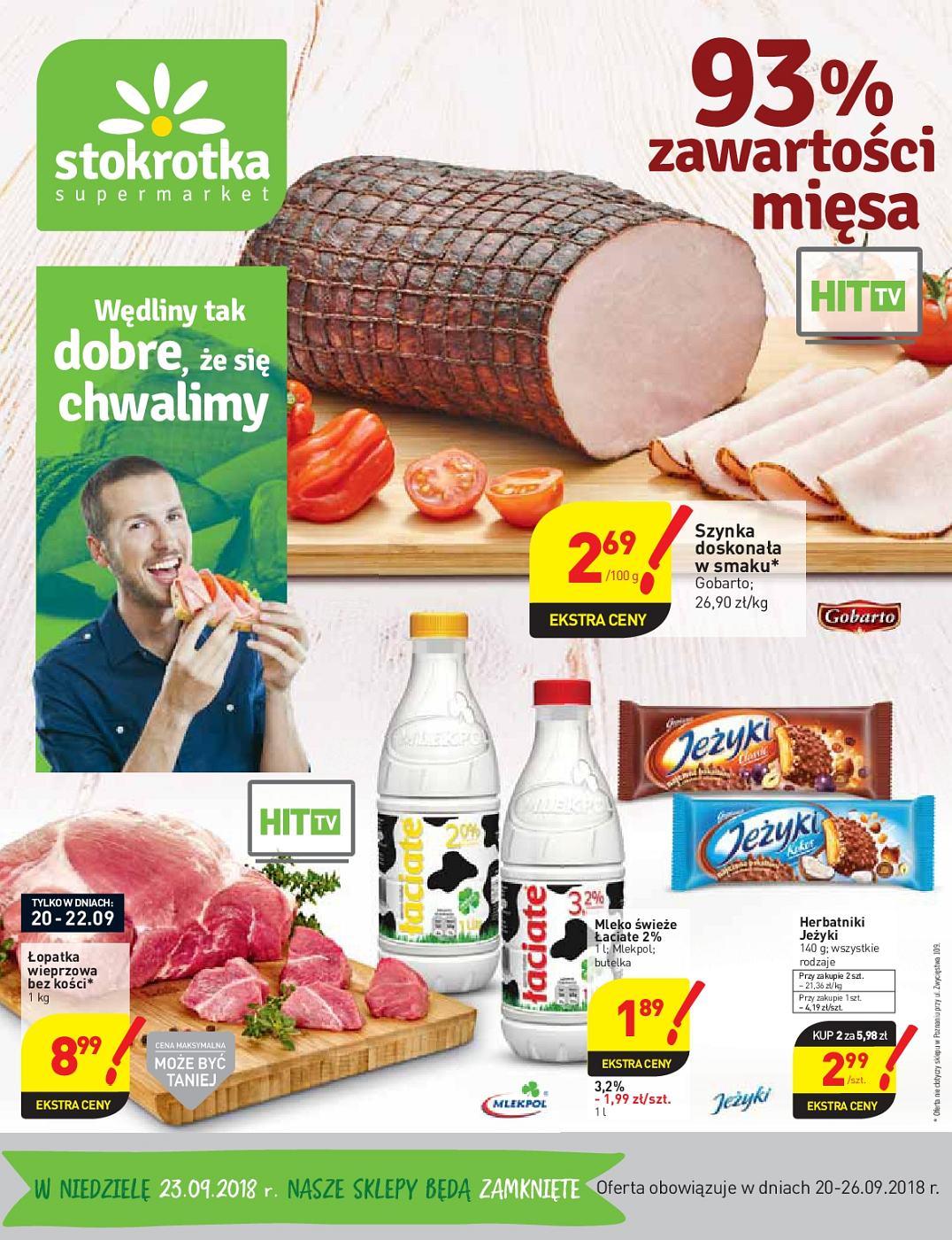 Gazetka promocyjna Stokrotka str. 1
