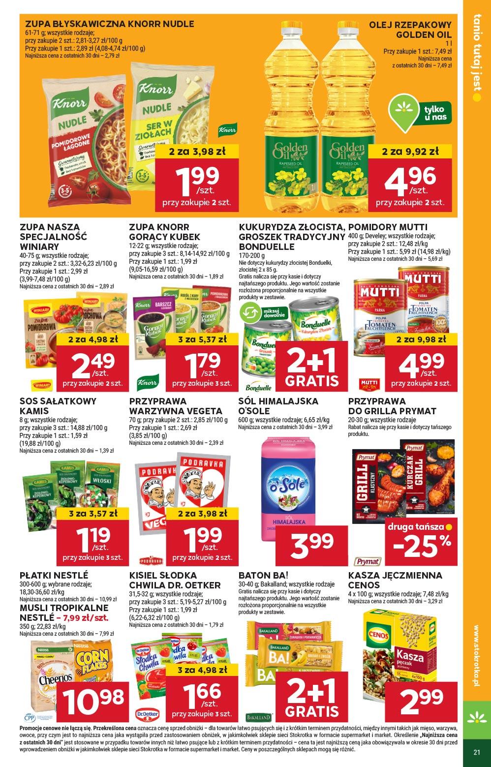 Gazetka promocyjna Stokrotka str. 21