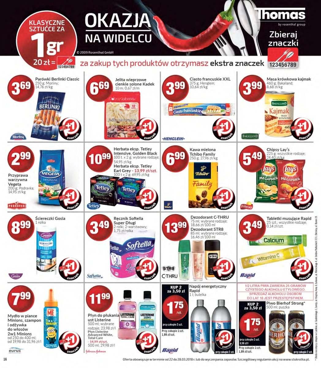 Gazetka promocyjna Stokrotka str. 16