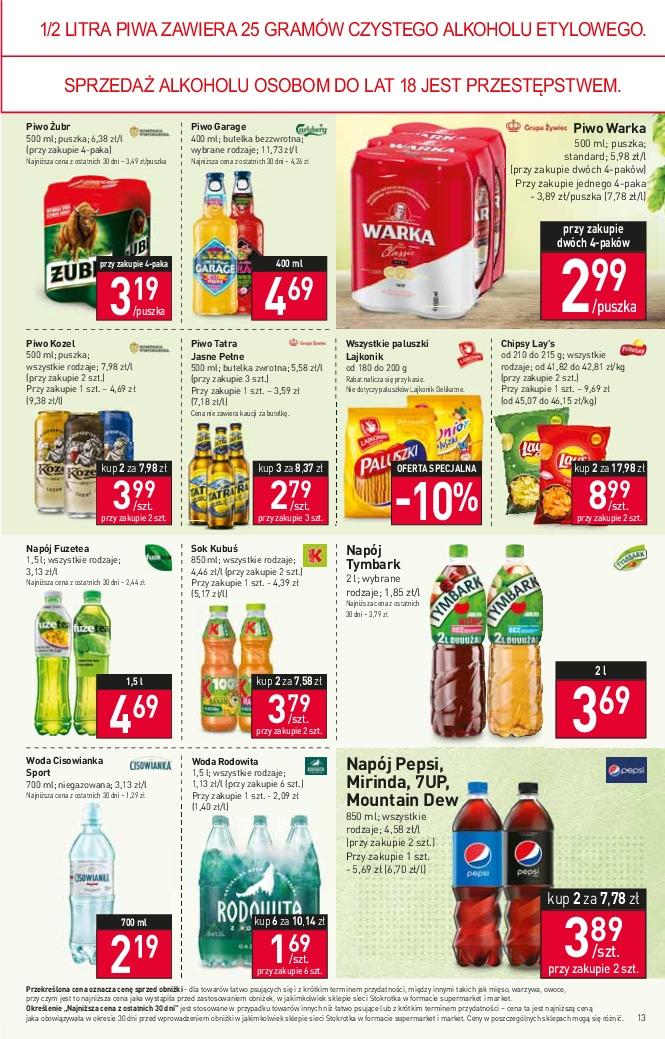 Gazetka promocyjna Stokrotka str. 13