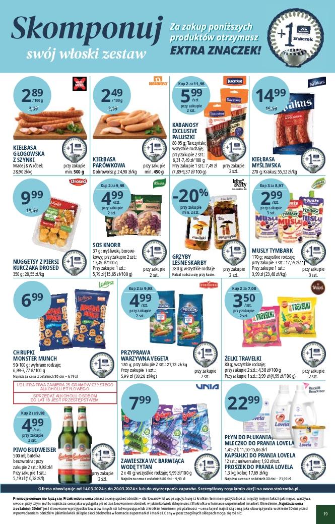 Gazetka promocyjna Stokrotka str. 19