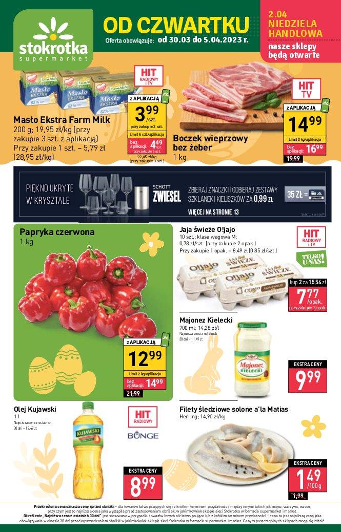 Gazetka promocyjna Stokrotka str. 1