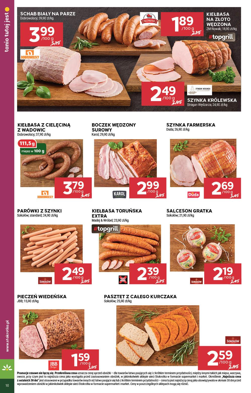 Gazetka promocyjna Stokrotka str. 10